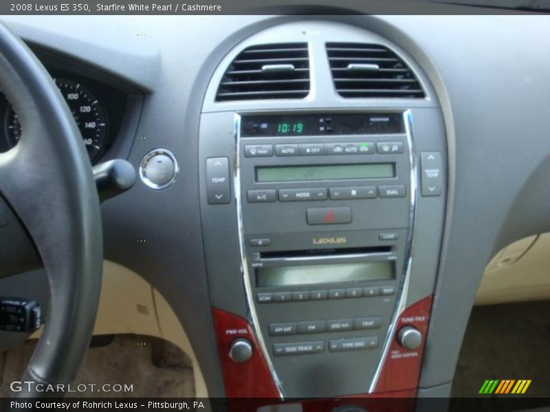 Controls of 2008 ES 350