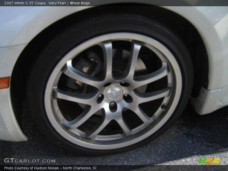 Ivory Pearl / Wheat Beige 2007 Infiniti G 35 Coupe
