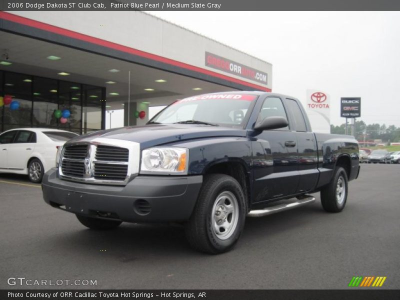 Patriot Blue Pearl / Medium Slate Gray 2006 Dodge Dakota ST Club Cab