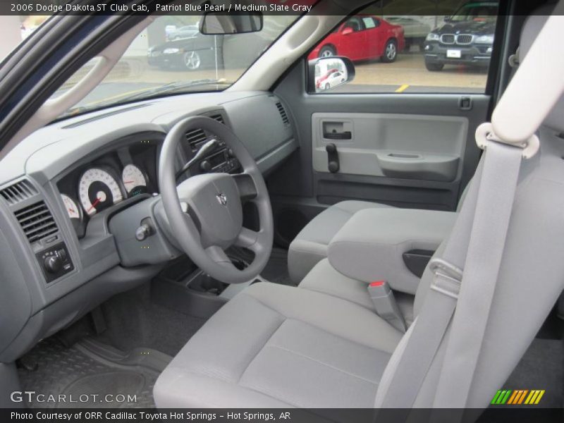 Medium Slate Gray Interior - 2006 Dakota ST Club Cab 