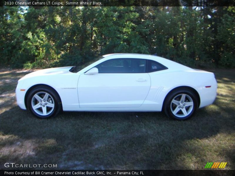 Summit White / Black 2010 Chevrolet Camaro LT Coupe