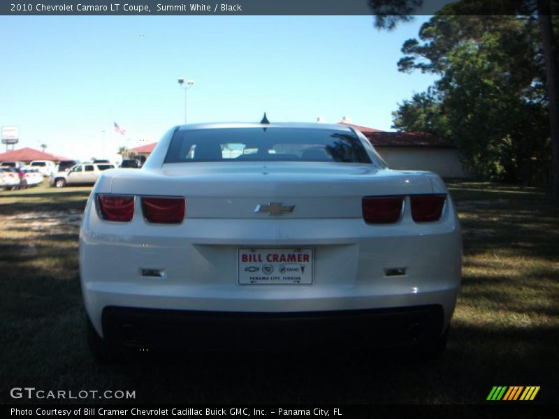 Summit White / Black 2010 Chevrolet Camaro LT Coupe