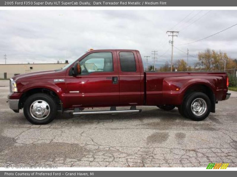  2005 F350 Super Duty XLT SuperCab Dually Dark Toreador Red Metallic