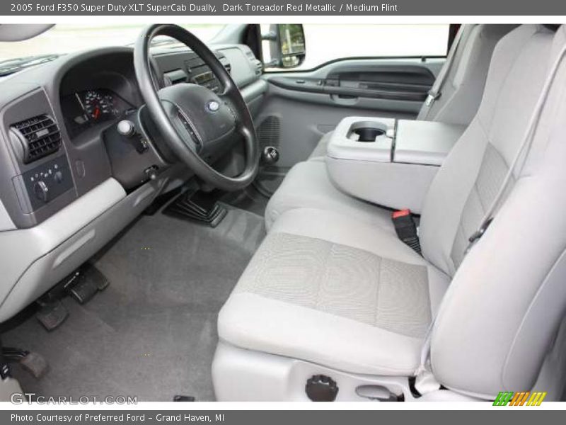  2005 F350 Super Duty XLT SuperCab Dually Medium Flint Interior