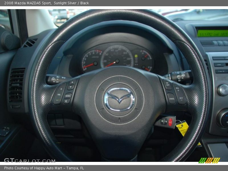 Sunlight Silver / Black 2008 Mazda MAZDA5 Sport