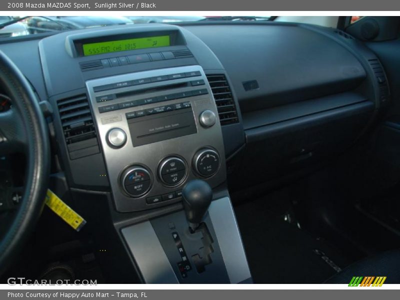 Sunlight Silver / Black 2008 Mazda MAZDA5 Sport