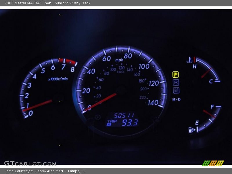  2008 MAZDA5 Sport Sport Gauges