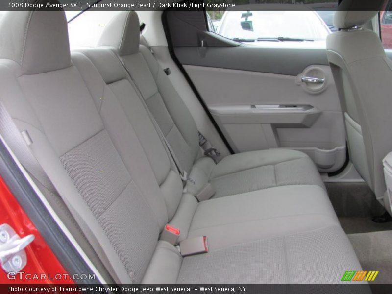 Sunburst Orange Pearl / Dark Khaki/Light Graystone 2008 Dodge Avenger SXT