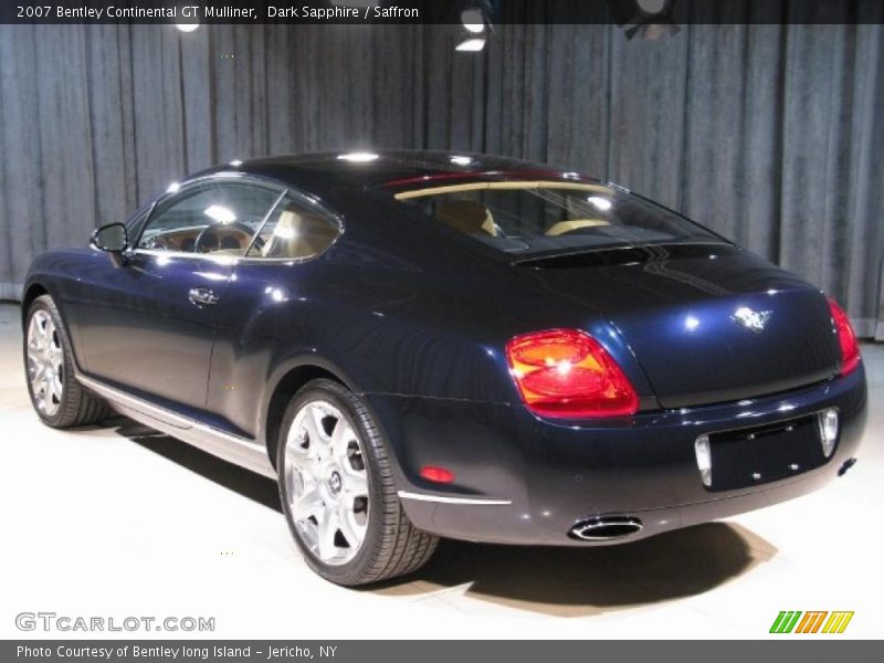 Dark Sapphire / Saffron 2007 Bentley Continental GT Mulliner
