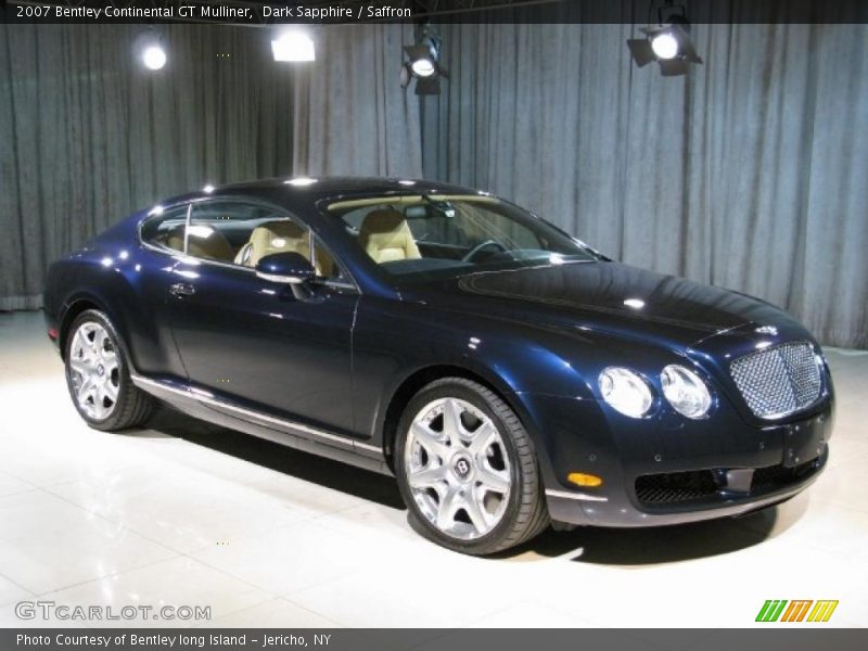 Dark Sapphire / Saffron 2007 Bentley Continental GT Mulliner