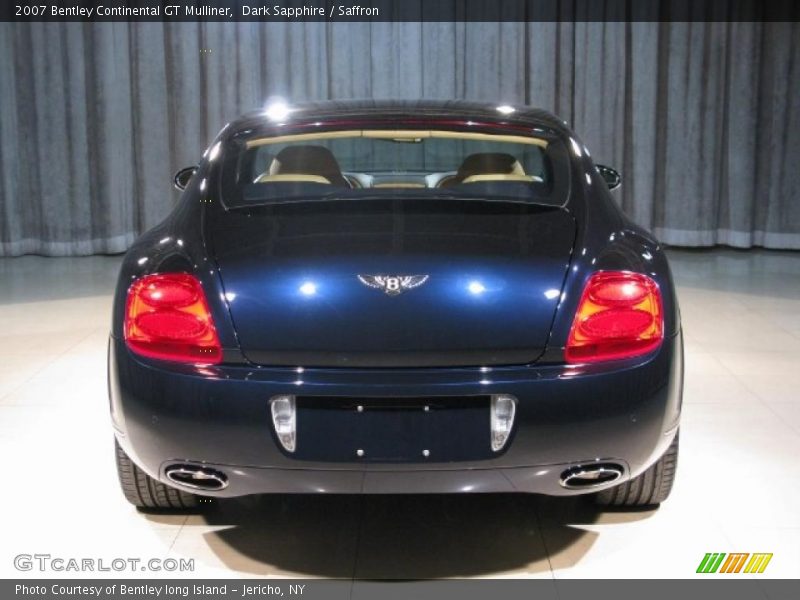 Dark Sapphire / Saffron 2007 Bentley Continental GT Mulliner