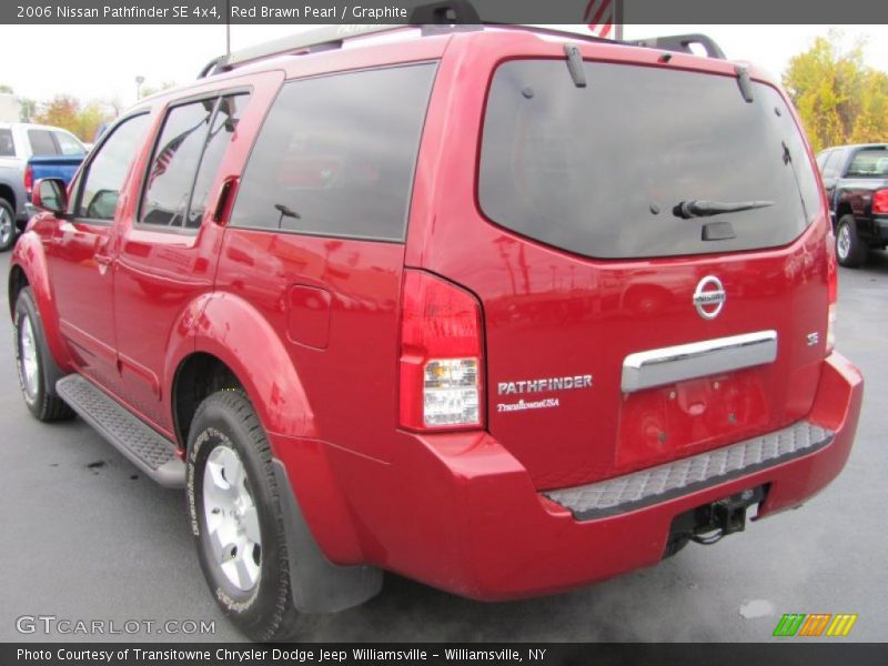 Red Brawn Pearl / Graphite 2006 Nissan Pathfinder SE 4x4