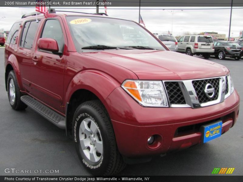 Red Brawn Pearl / Graphite 2006 Nissan Pathfinder SE 4x4