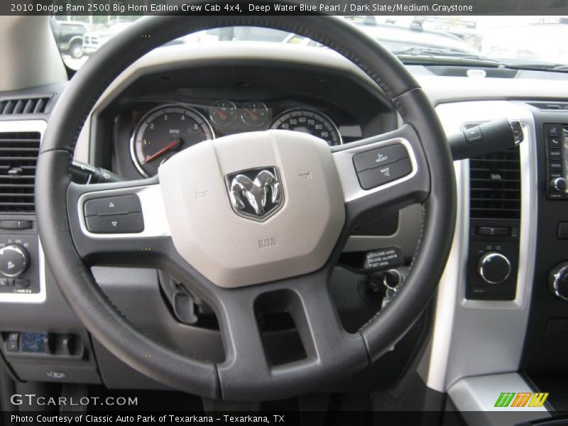  2010 Ram 2500 Big Horn Edition Crew Cab 4x4 Steering Wheel
