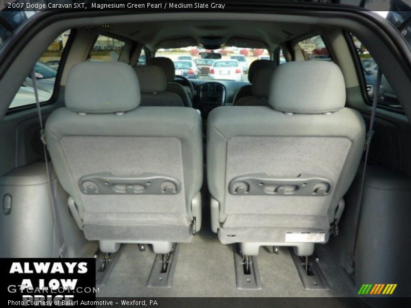 Magnesium Green Pearl / Medium Slate Gray 2007 Dodge Caravan SXT