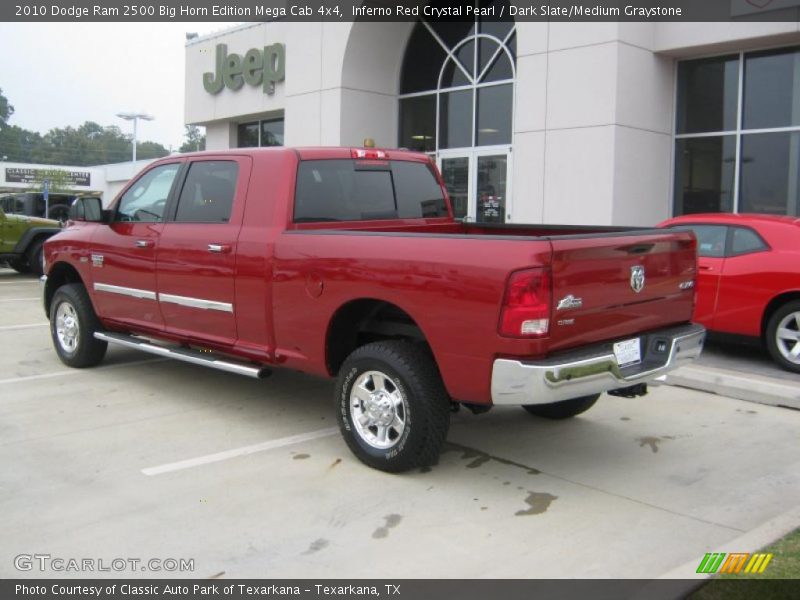 Inferno Red Crystal Pearl / Dark Slate/Medium Graystone 2010 Dodge Ram 2500 Big Horn Edition Mega Cab 4x4