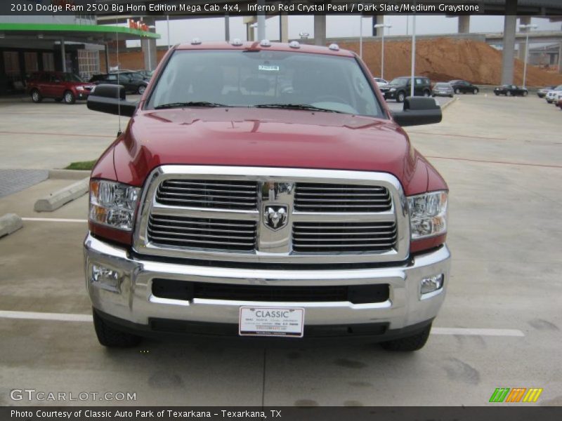 Inferno Red Crystal Pearl / Dark Slate/Medium Graystone 2010 Dodge Ram 2500 Big Horn Edition Mega Cab 4x4