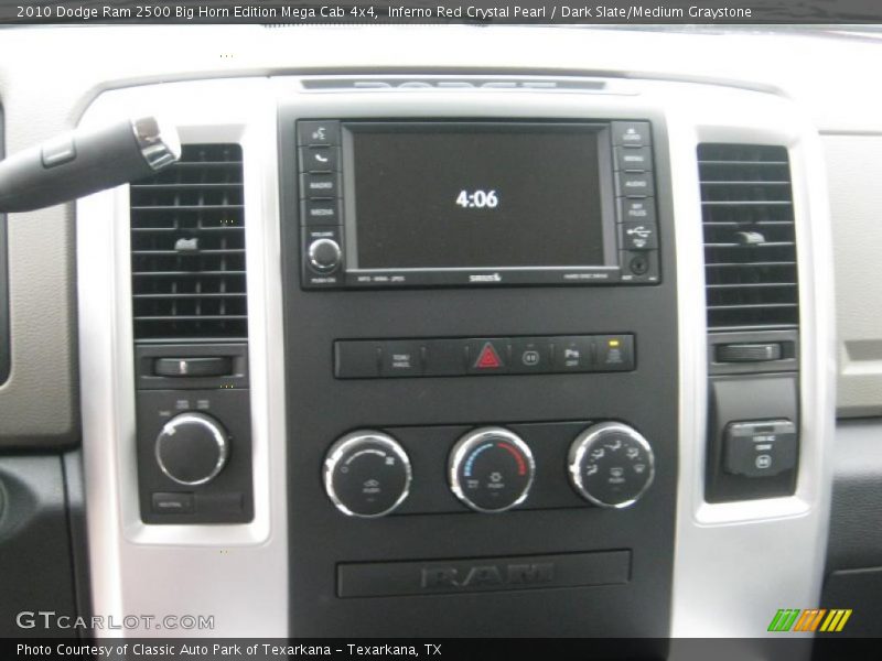 Controls of 2010 Ram 2500 Big Horn Edition Mega Cab 4x4