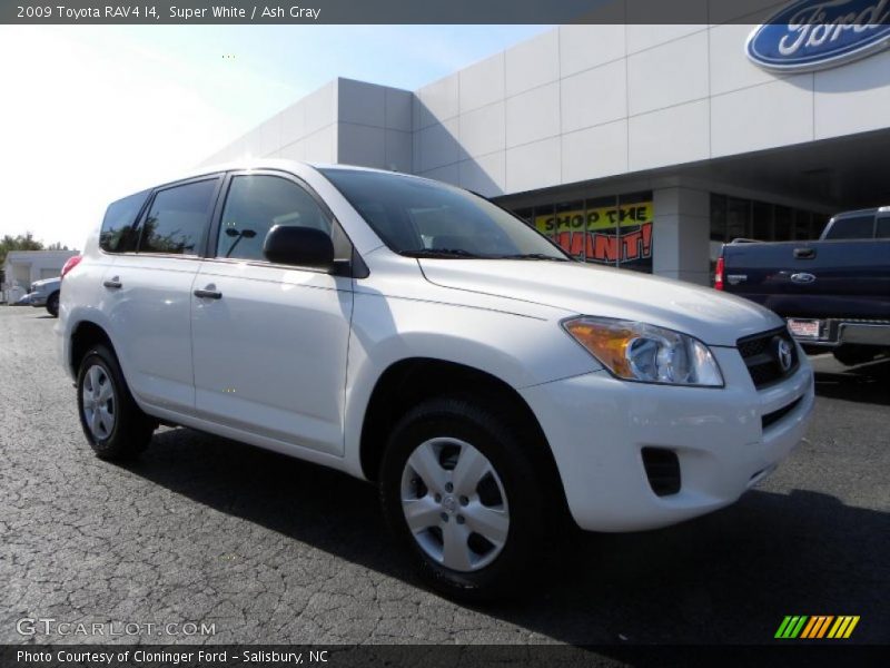 Super White / Ash Gray 2009 Toyota RAV4 I4