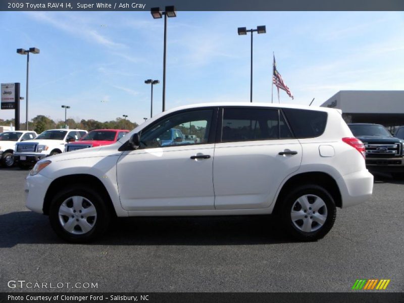 Super White / Ash Gray 2009 Toyota RAV4 I4