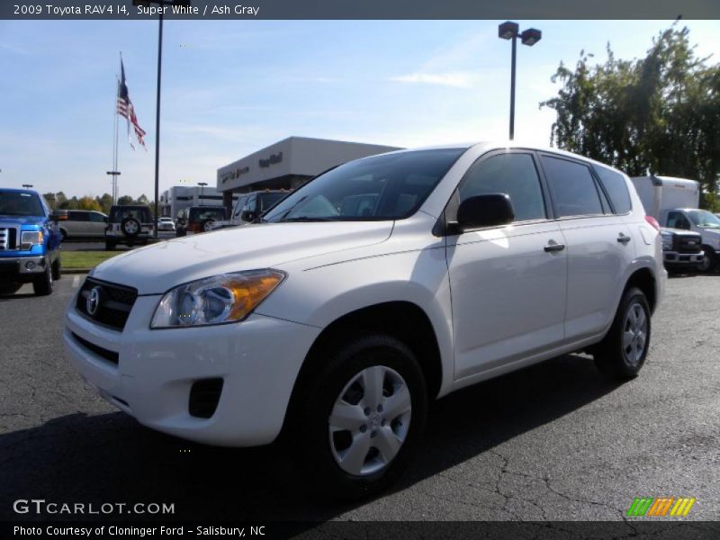 Super White / Ash Gray 2009 Toyota RAV4 I4