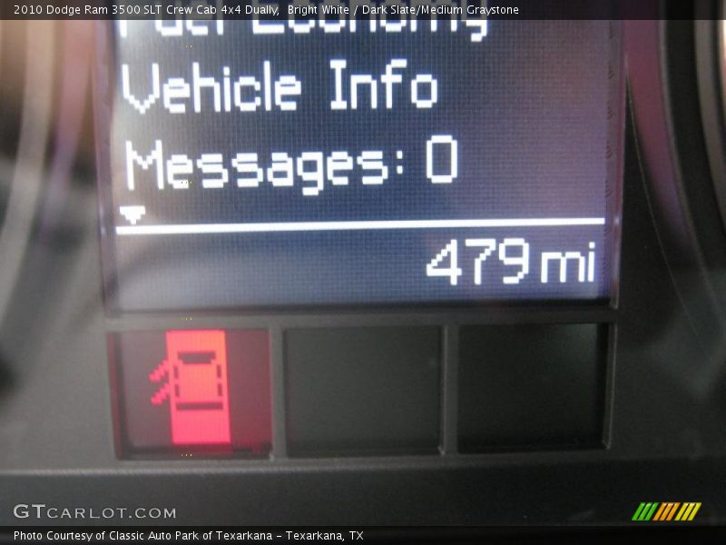 Bright White / Dark Slate/Medium Graystone 2010 Dodge Ram 3500 SLT Crew Cab 4x4 Dually