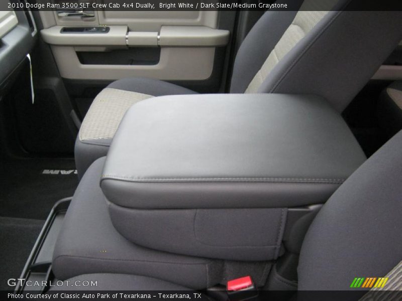 Bright White / Dark Slate/Medium Graystone 2010 Dodge Ram 3500 SLT Crew Cab 4x4 Dually