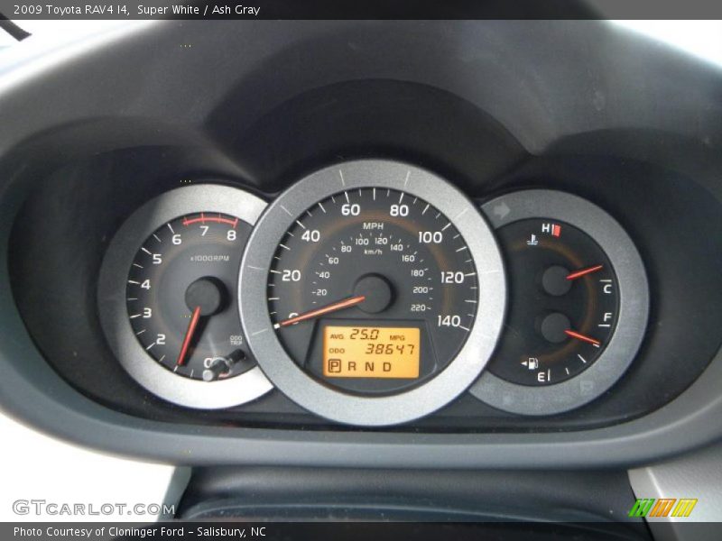 Super White / Ash Gray 2009 Toyota RAV4 I4
