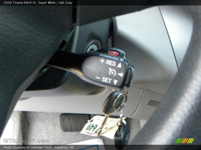 Super White / Ash Gray 2009 Toyota RAV4 I4