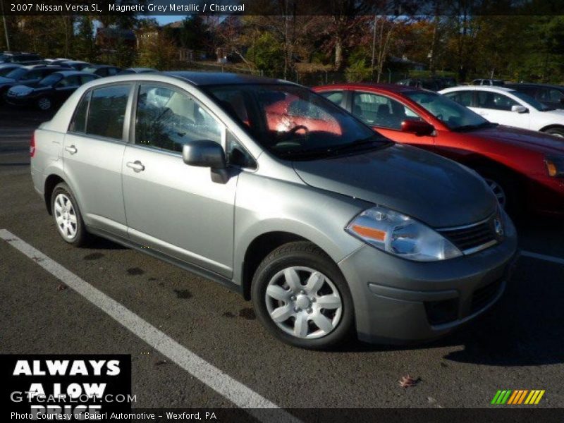 Magnetic Grey Metallic / Charcoal 2007 Nissan Versa SL