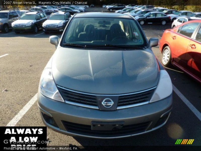 Magnetic Grey Metallic / Charcoal 2007 Nissan Versa SL