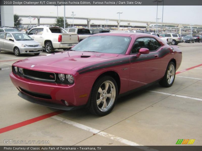 Furious Fuchsia / Dark Slate Gray 2010 Dodge Challenger R/T Classic Furious Fuchsia Edition
