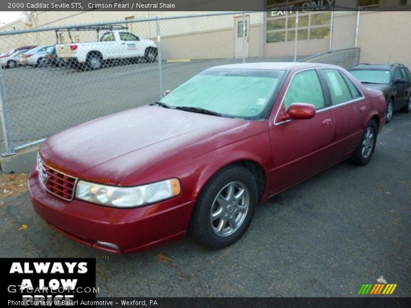 Crimson Pearl / Neutral Shale 2000 Cadillac Seville STS