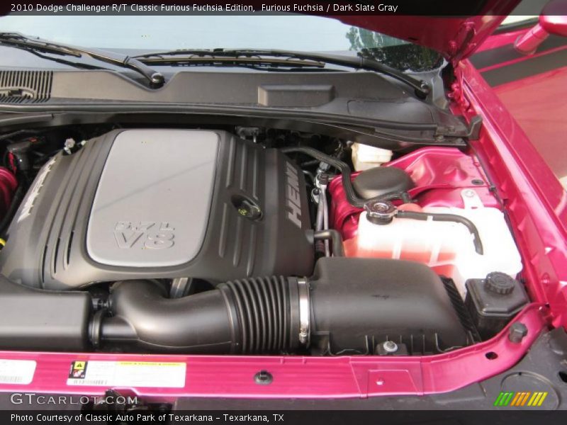  2010 Challenger R/T Classic Furious Fuchsia Edition Engine - 5.7 Liter HEMI OHV 16-Valve MDS VVT V8