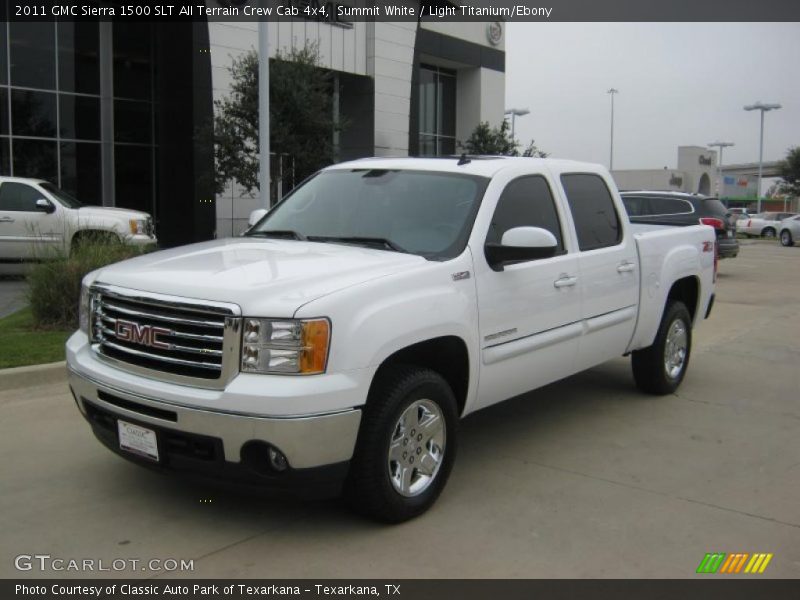 Front 3/4 View of 2011 Sierra 1500 SLT All Terrain Crew Cab 4x4