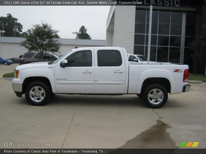 Summit White / Light Titanium/Ebony 2011 GMC Sierra 1500 SLT All Terrain Crew Cab 4x4
