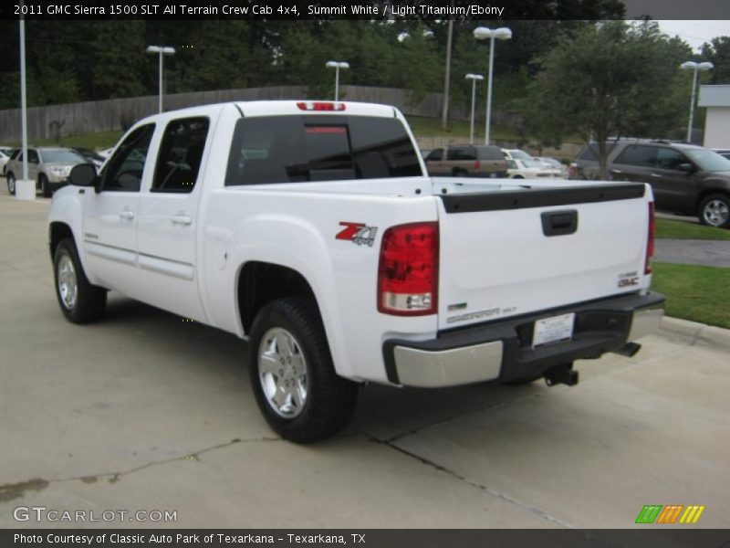 Summit White / Light Titanium/Ebony 2011 GMC Sierra 1500 SLT All Terrain Crew Cab 4x4