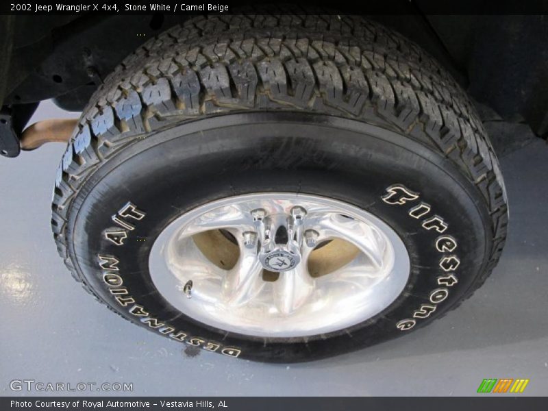 Custom Wheels of 2002 Wrangler X 4x4