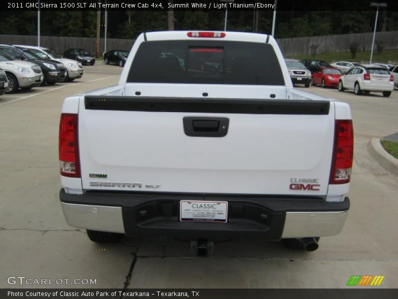 Summit White / Light Titanium/Ebony 2011 GMC Sierra 1500 SLT All Terrain Crew Cab 4x4