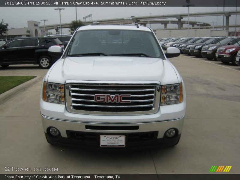 Summit White / Light Titanium/Ebony 2011 GMC Sierra 1500 SLT All Terrain Crew Cab 4x4