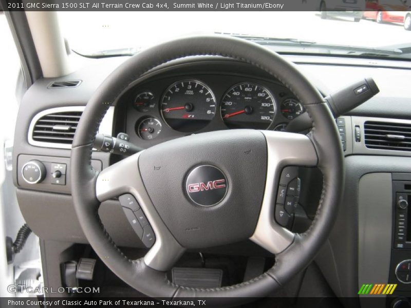  2011 Sierra 1500 SLT All Terrain Crew Cab 4x4 Steering Wheel