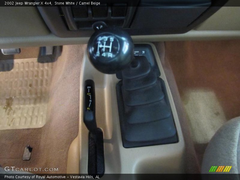  2002 Wrangler X 4x4 5 Speed Manual Shifter