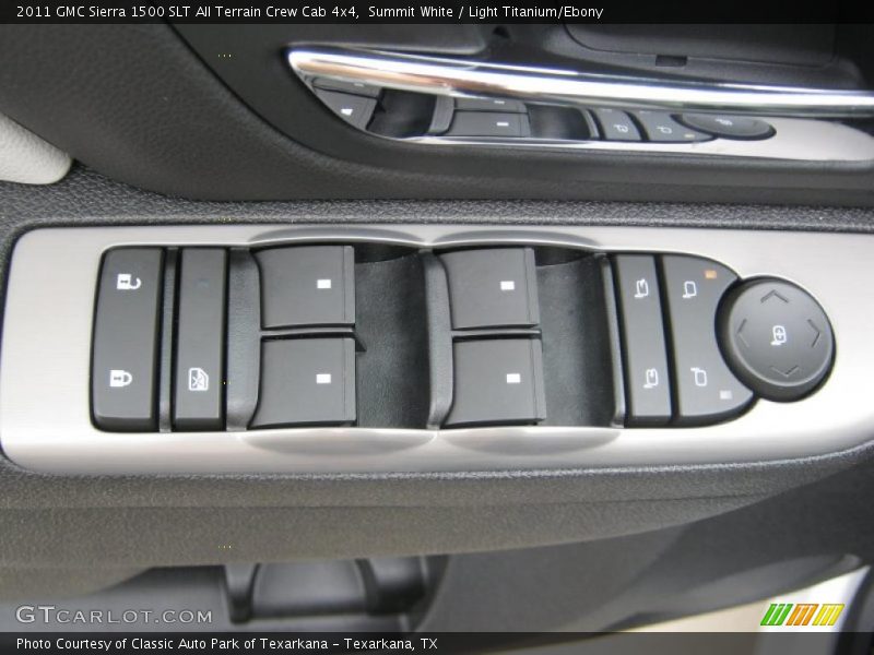 Controls of 2011 Sierra 1500 SLT All Terrain Crew Cab 4x4