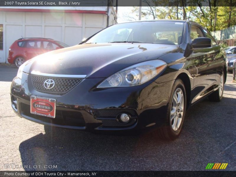 Black / Ivory 2007 Toyota Solara SE Coupe