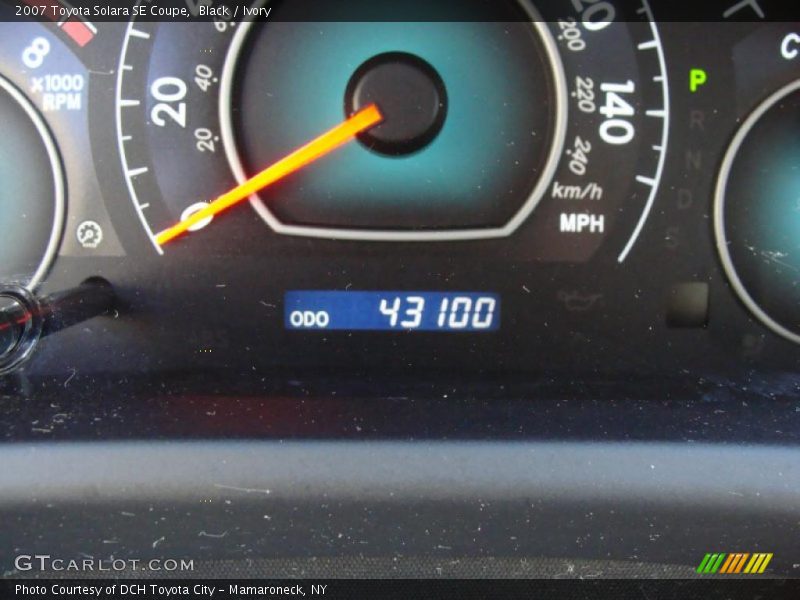 Black / Ivory 2007 Toyota Solara SE Coupe