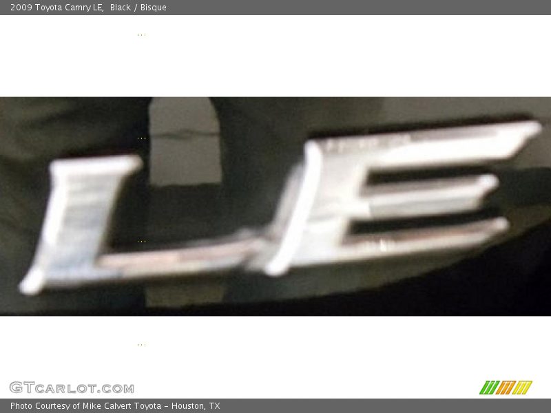 Black / Bisque 2009 Toyota Camry LE