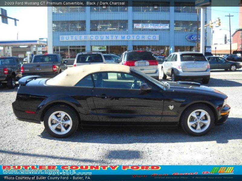 Black / Dark Charcoal 2009 Ford Mustang GT Premium Convertible