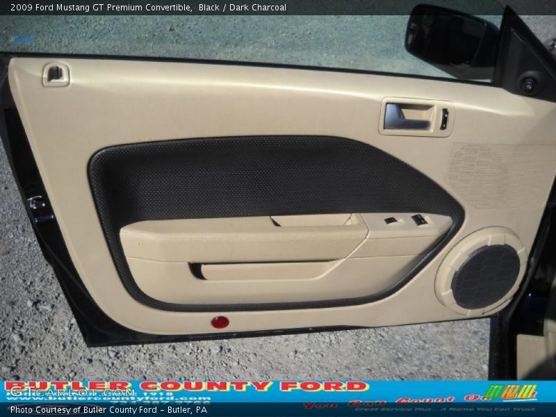 Black / Dark Charcoal 2009 Ford Mustang GT Premium Convertible