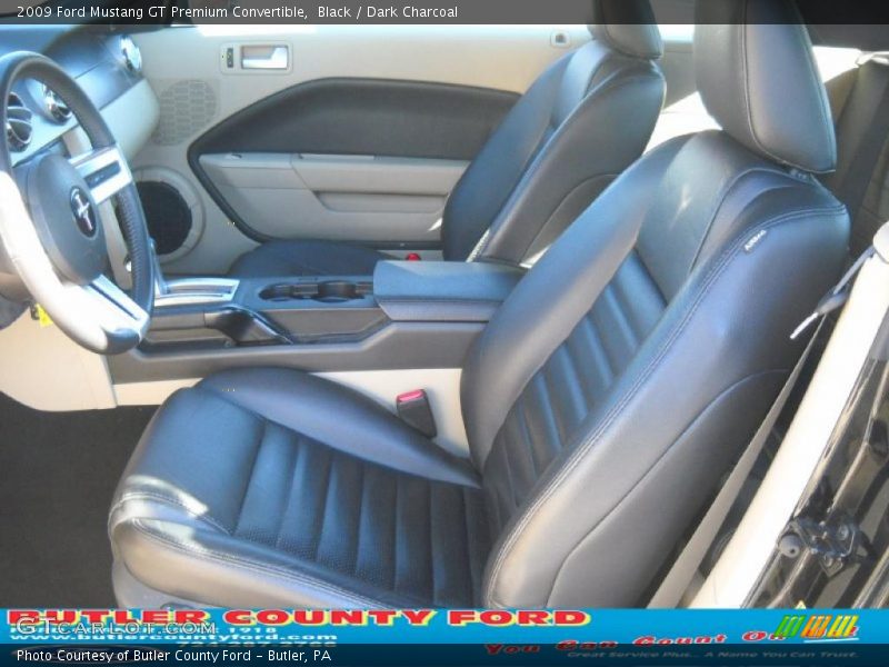 Black / Dark Charcoal 2009 Ford Mustang GT Premium Convertible
