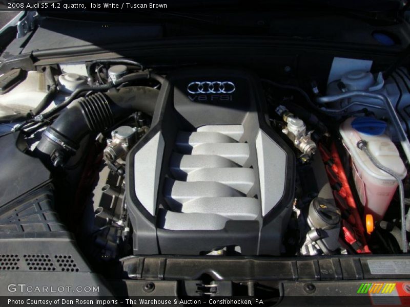  2008 S5 4.2 quattro Engine - 4.2 Liter FSI DOHC 32-Valve VVT V8